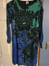 Madison Women’s Size Medium Midi Dress Long Sleeve Floral Print