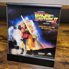 1989 Promo Back To The Future 2 II Ingram Universal MCA Collector Glass Clock