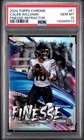 2024 Topps Chrome #F-1 Caleb Williams Rookie RC Finesse Refractor PSA 10