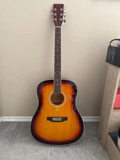 Best Choice Products 41in Full Size All-Wood Acoustic Guitar Starter Kit