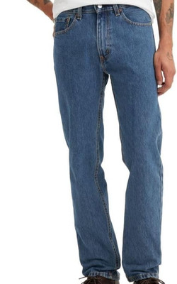 NEW Levi's Men's 505 Regular Fit Jeans Medium Stonewash 29W x 30L Pants