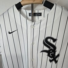 Nike Youth MLB 10 Yoan Moncada Chicago White Sox Baseball Jersey White L 14/16