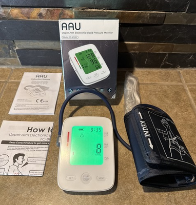 #ad Blood Pressure Monitor for Home Use AAU Large LCD Display FAST SHIPPING $19.99