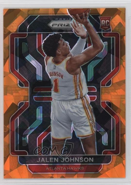 2021-22 Panini Prizm Orange Ice Prizm Jalen Johnson #305 11qd