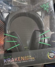 Razer Kraken Kitty Chrome 04 RGB USB Gaming Headset Black