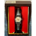 Vintage Timex Women's Watch w Original Display Box Silver Tone - Not Running