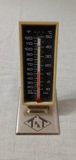 VINTAGE TOLEDO TERMINAL RAILROAD ADVERTISING THERMOMETER