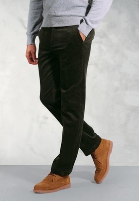 Brook Taverner British Elroy corduroy  pants 34 x 29.5 Dark Green 34S J Crew NW
