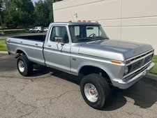 1976 Ford F-250 F26 Highboy 4x4 Rare J Code Silver Metallic 360 Classic Turn Key