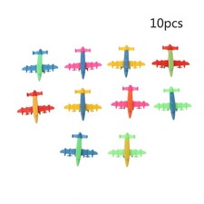 10 Pcs Mini Plastic Plane Fighter Aircraft Model Toy Gifts Kids