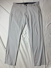 Travis Mathew Flat Front Golf Pants Lightweight Performance Gray Men's 38 x 32