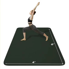 Extra Thick 6'x4' Non-Slip Exercise Mat for Home Gym  Fitness Workouts Yoga USA