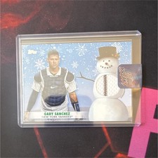 Topps 2021 Walmart Holiday Mega Relic Gary Sanchez #WRC-GSA Yankees