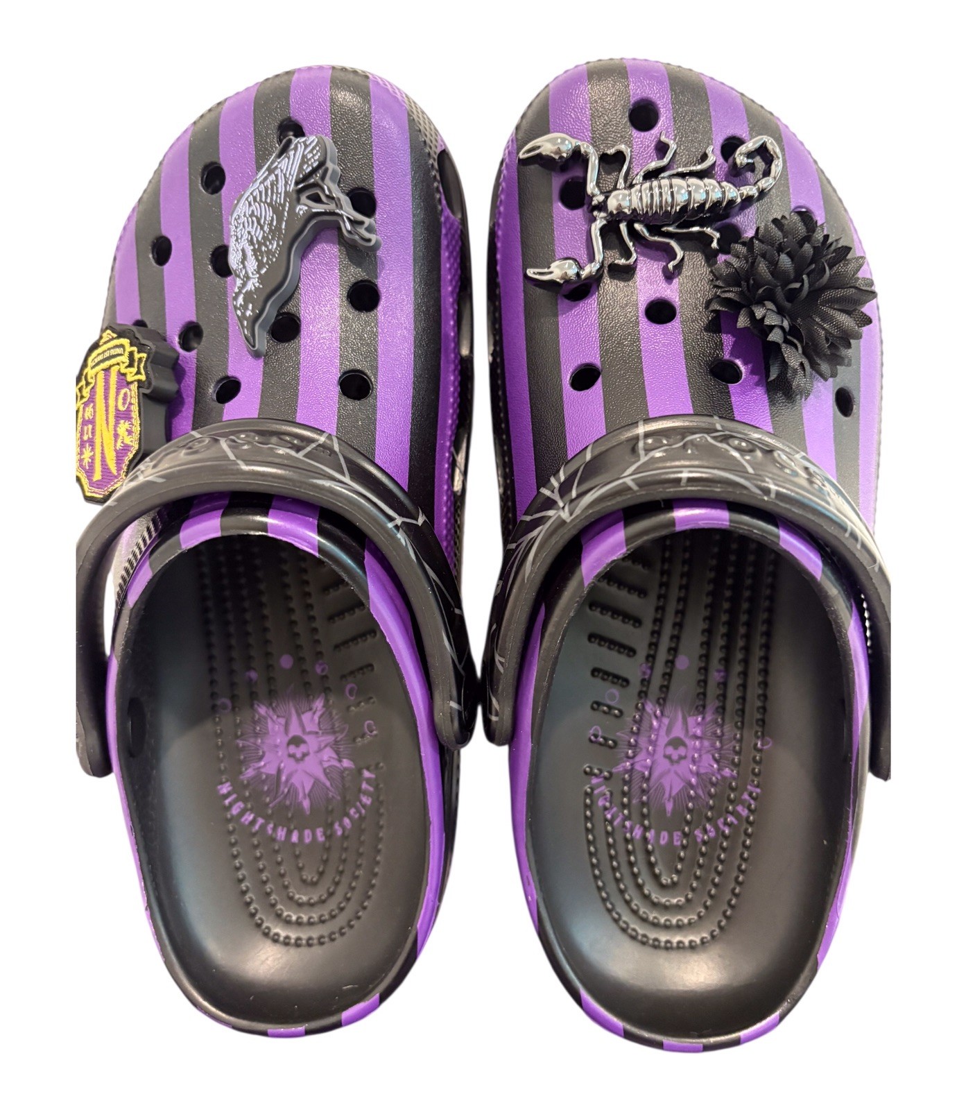 Crocs Wednesday Neverland Academy Classic Clog Womens 8 image 2