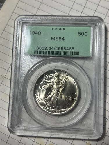 1940 PCGS MS 64 Walking Liberty Half Dollar OGH