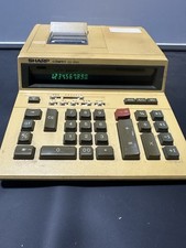 Sharp Compet QS-2660 Vintage Electronic Adding Machine Calculator Printer Works