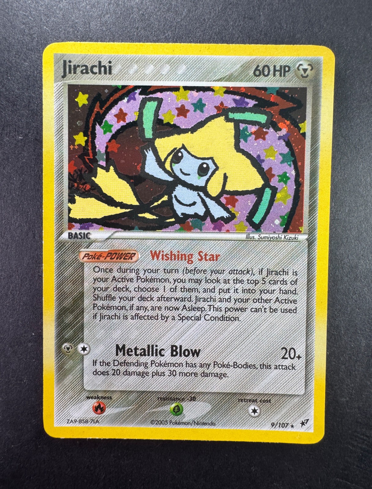 2005 POKEMON EX DEOXYS JIRACHI-HOLO TCG 9/107