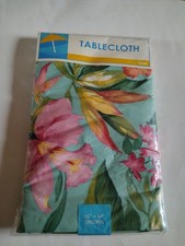 Vinyl Tablecloth with Polyester Backing 60 x 84 inches