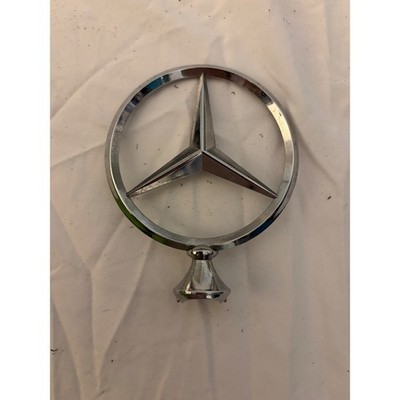 Mercedes Benz Chrome Hood Ornament Three Pointed Star Emblem Logo Replacement