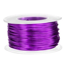 18 Gauge Aluminum Craft Wire 1.0mm 98.5ft Bendable Metal Wire, Purple