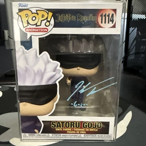 Funko Pop! Jujutsu Kaisen : Satoru Gojo #1114 signed and quoted by Kaiji Tang