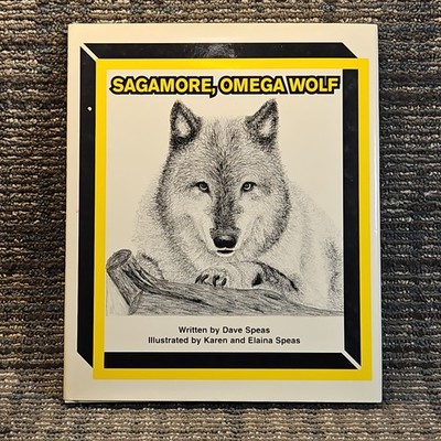 Sagamore Omega Wolf 1371 Of 2500 Limited Edition Dave Speas Signed 1997 1st Ed
