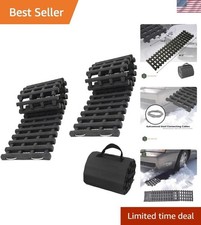 100cm 2pcs Tire Traction Mat Portable Emergency Devices For Snow Heavy-duty...