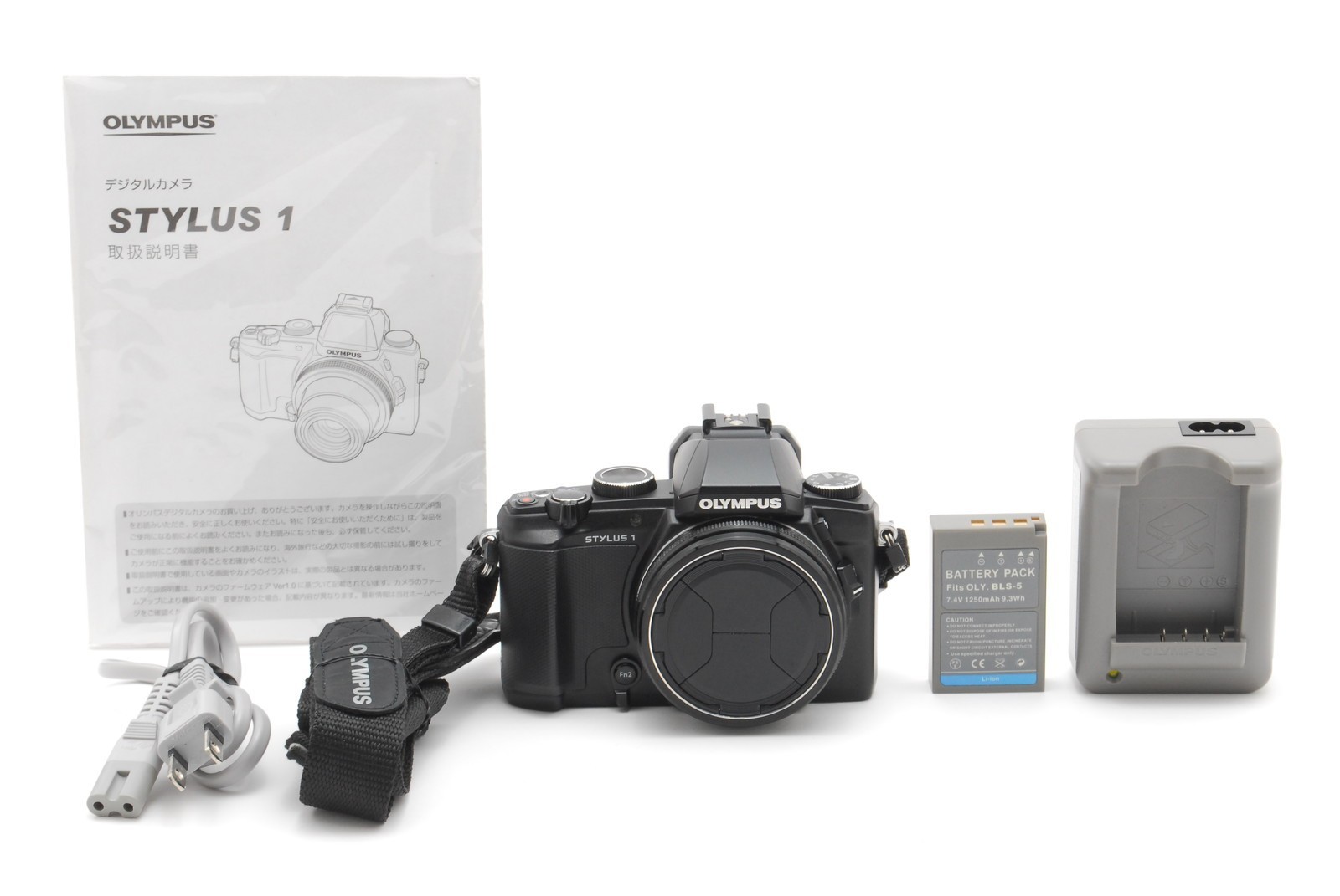 【MINT-】 Olympus STYLUS 1 12.0MP Digital Camera Black