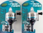 (LOT OF 2) ZEBCO BOWFISHER 808 HD DIRECT MOUNT 2.6:1 BOWFISHING REEL CLAM PACK — photo 1