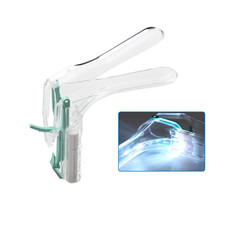 Speculum Autoispezione Trasparente con Luce LED per Donna Femmina Media