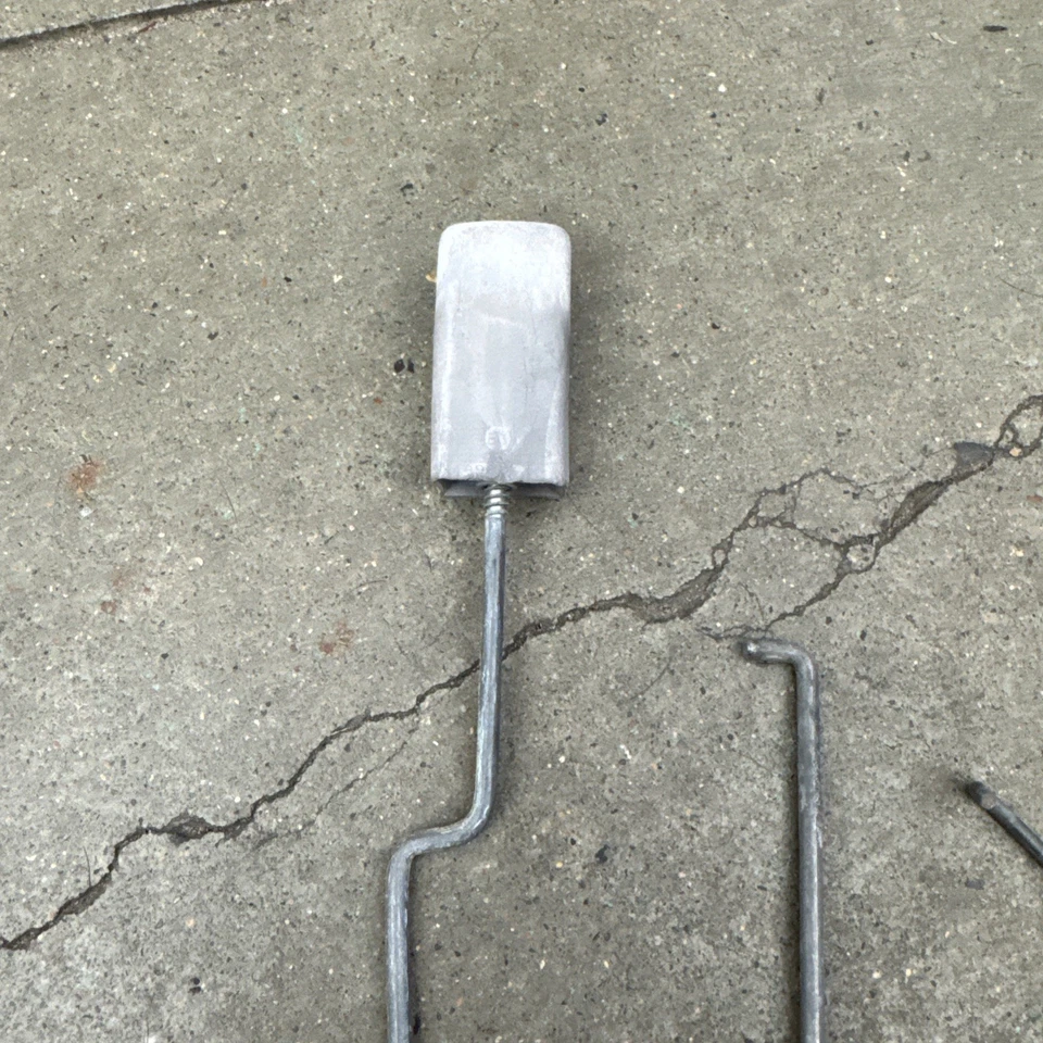 98-01 Dodge Ram 1500 2500 3500 Quad Cab conductor puerta delantera izquierda pestillo barras de bloqueo Foto 4 de 4