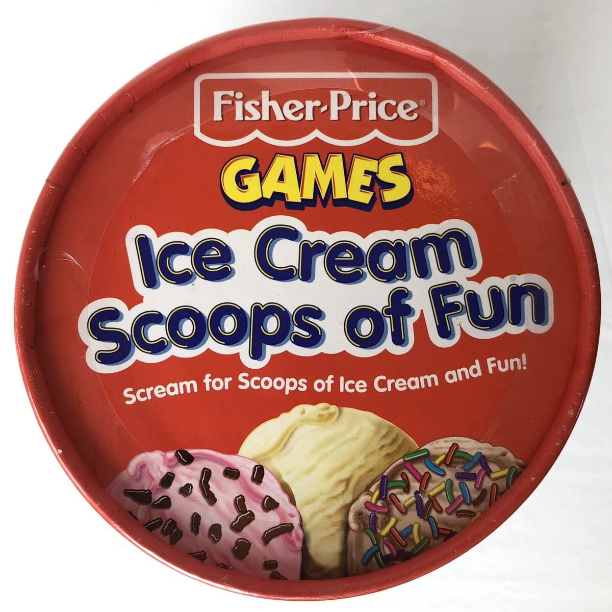 Fisher Price Ice Cream Scoops Of Fun - Matching Card Game 