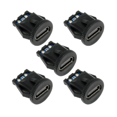CY 5pcs/set OEM Type C Female Socket DIY USB C Connector to 6Pin PCBA DC 5V/20V