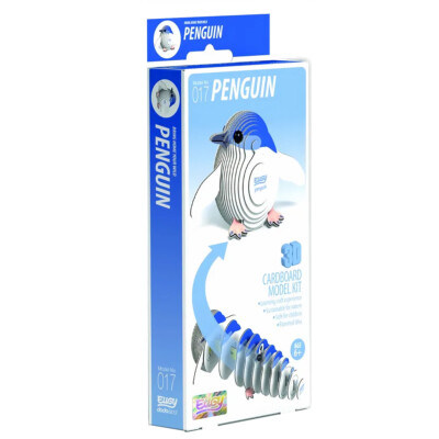 Eugy Pingouin 3D Artisanat Carton Modèle Kit Enfants Créatif Puzzle Activité