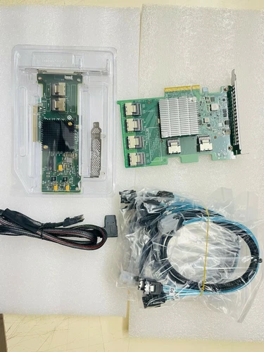 LSI 9211-8i 6Gbps HBA IT Mode + Lenovo 03X3834 20PORT 20P +5*SFF8087 SATA Cable