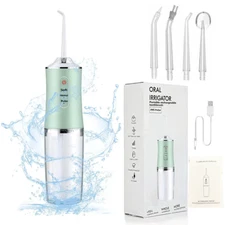 Powerful Water Oral Irrigator Jet Ultrasound Air Ipx7 Waterproof 