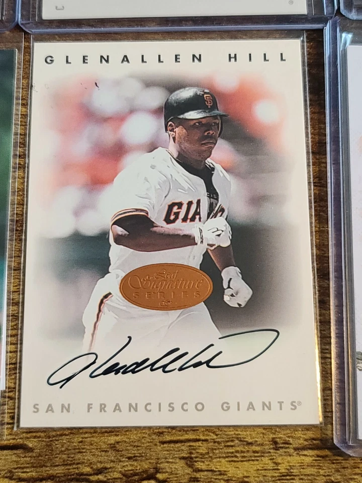 Giants Baseball Players Autos/Jersey/Drafts Trading Card Lot #1 - Image 4 of 4