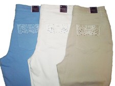 Gloria Vanderbilt Women's Amanda Bermuda Short Elysee Pocket Size 4 8 14 16 New