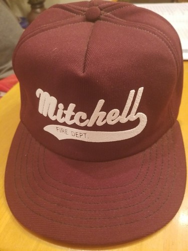 Mitchell Fire DEPT. Hat Made In U.S.A