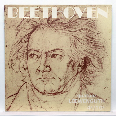 LOEWENGUTH QUARTET    BEETHOVEN string quartets    PRIVATE signed LP EX++