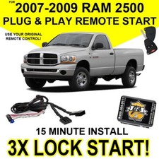 Js Alarms Plug  Play Remote Start For 2007-2009 Dodge Ram 2500 Self Install CH5