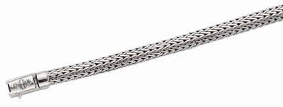Phillip Gabriel Sterling Silver 9.5M Basket Round Wheat Link Chain Bracelet 7.5''