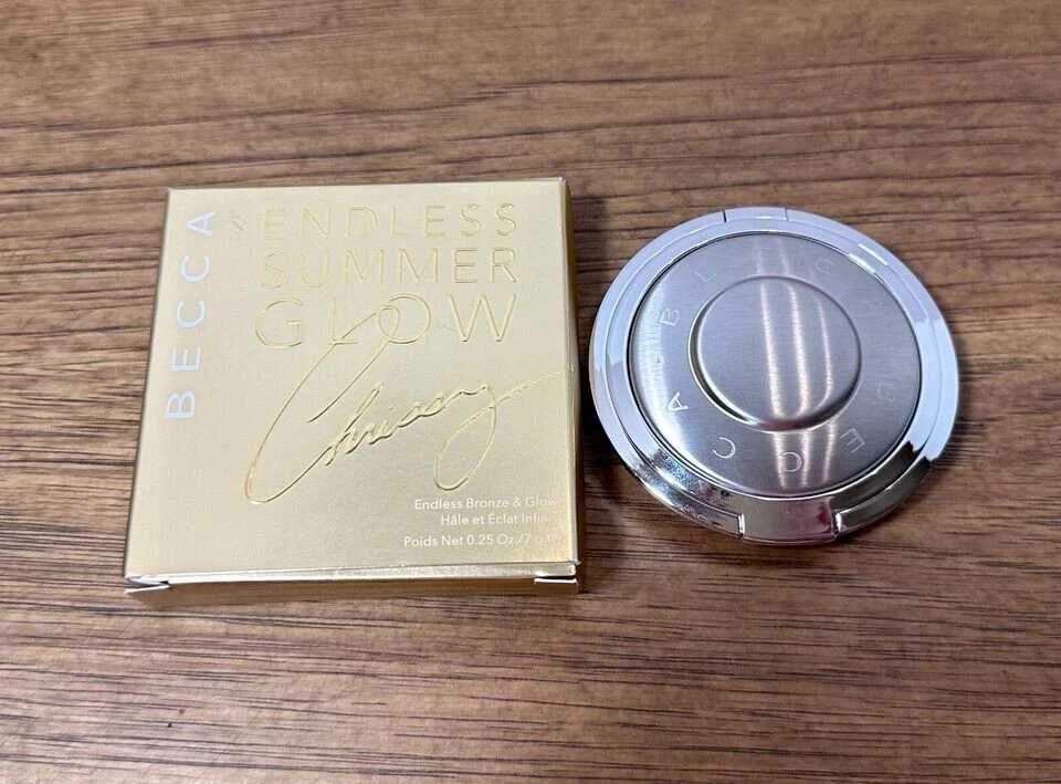 BECCA Endless Summer Glow Chrissy Teigen Endless Bronze & Glow 0.25oz NEW - Image 3 of 3