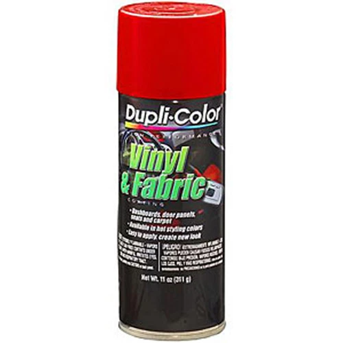 Duplicolor HVP100 Pack Vinyl Fabric Spray Paint Red 11 Oz, 51 OFF
