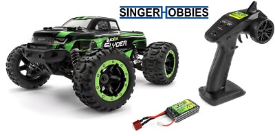 BLACKZON BZN540100 Slyder 1/16th RTR 4WD Electric Monster Truck - RTR -Green HRP