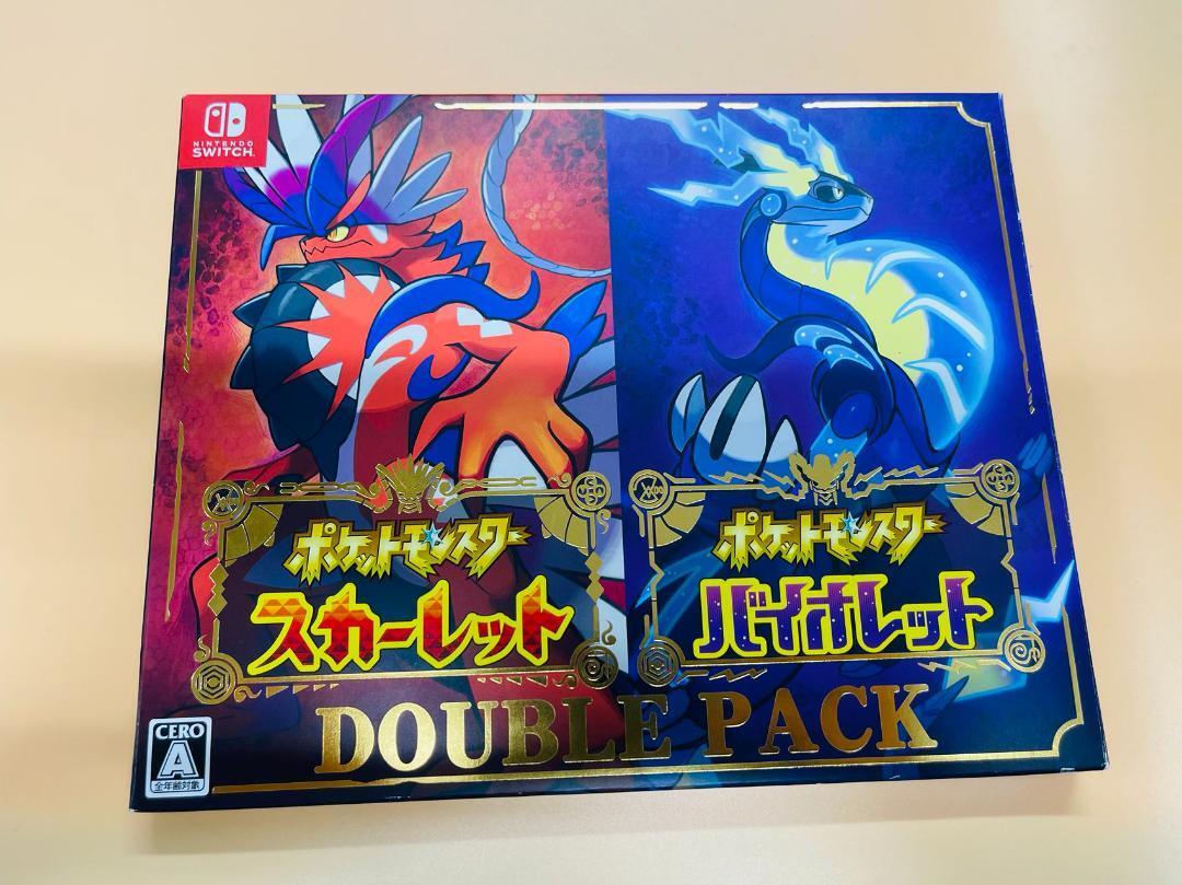 ポケットモンスター スカーレット & バイオレット DOUBLE PACK Nintendo Switch Pokemon Scarlet Violet Double Pack Japan
