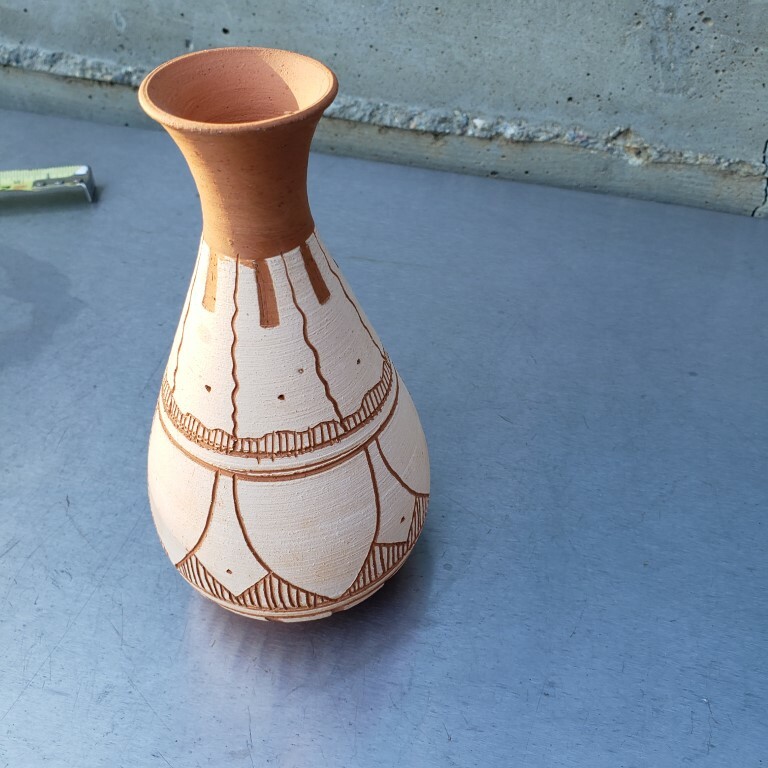 Native vintage signed south-western pottery vase