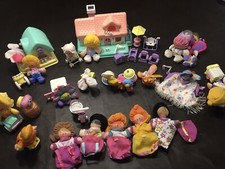 Smooshees Vintage Fisher Price Toys, Dolls, House, Stable, Car, More HUGE Lot