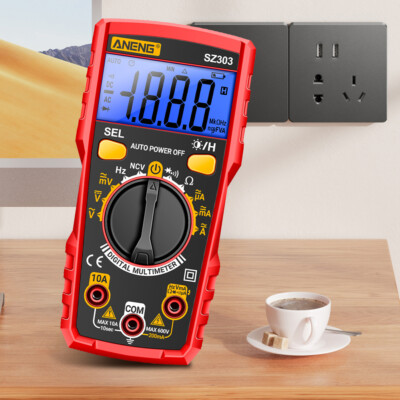 Digital Multimeter NCV Voltage Current Meter Professional Multifunction Tester