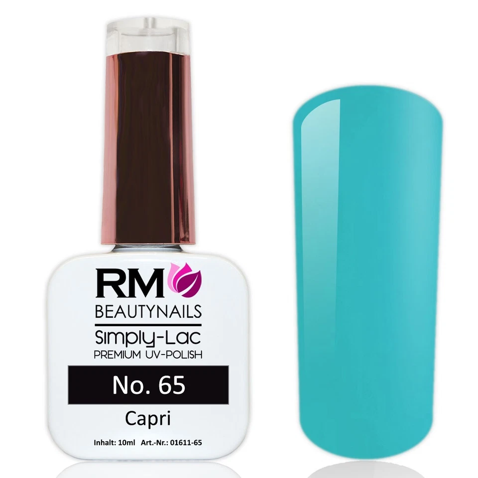 10ml UV Nagellack Polish Capri Türkis Gelpolish Nagelgel Pinsel Flasche Nail Art - Bild 2 von 4